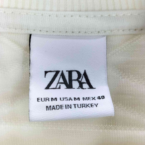ザラ ZARA ハート キルティング スウェットシャツ メンズ import:M