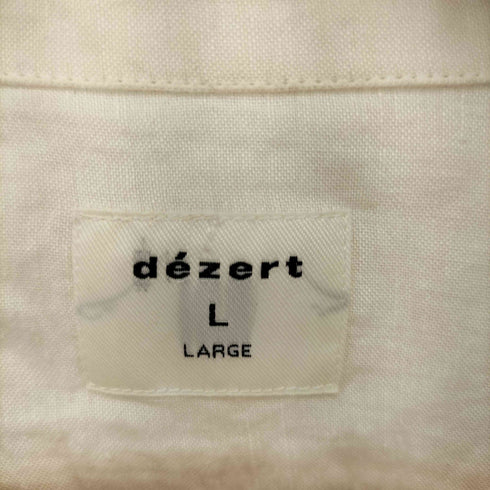 デザート dezert 80S~90S コットンリネンオープンカラーシャツ メンズ JPN:L