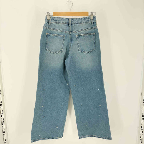 グレイル GRL Freeジア パールストレートデニムパンツ レディース L
