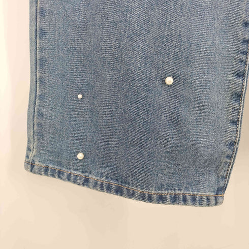 グレイル GRL Freeジア パールストレートデニムパンツ レディース L
