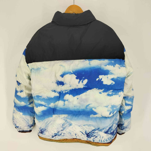 NEW WAVE STREET CULTURE DESIGN BY INFLATION 雪山 雲 総柄 ダウンジャケット メンズ import:XL