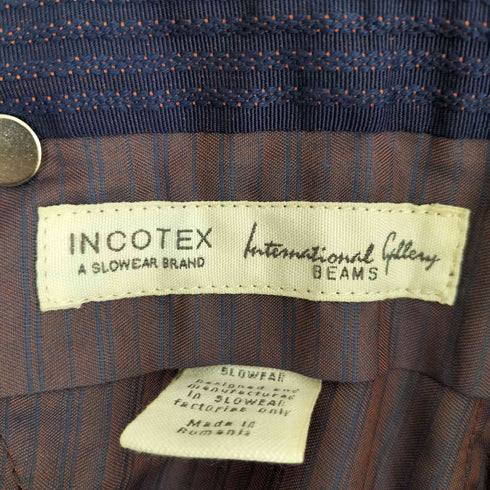 インコテックス INCOTEX SLIM fit SUPER100'Sウールスラックスパンツ メンズ 44