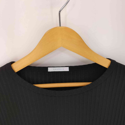 ダンスキン DANSKIN ZINNIARIB_L/S_CREW ジニアリブニットロングスリーブクルー レディース import:M
