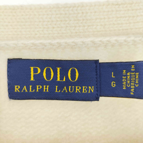 ポロラルフローレン POLO RALPH LAUREN ロゴウールカーディガン レディース import:L