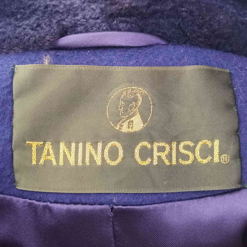 TANINO CRISCI イタリア製 カシミヤ ウール混 襟 袖 ファー コート レディース FREE
