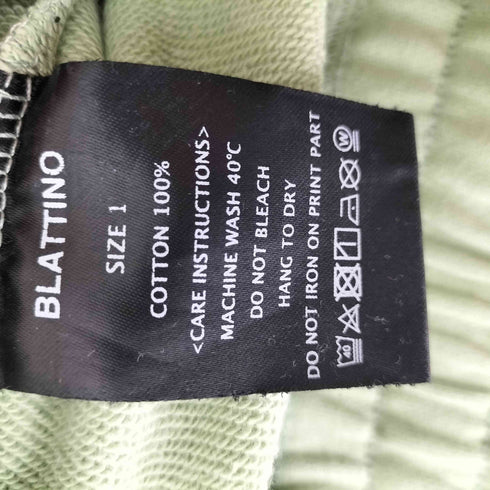 BLATTINO コットンデザインスウェット SWEAT PANTS メンズ JPN:1