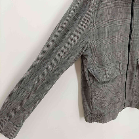 ザラ ZARA グレンチェックブルゾン メンズ JPN:XL