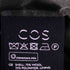 コス COS ウールナイロン スタンドカラー コート レディース 34