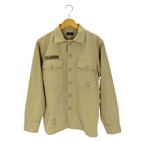 ポロラルフローレン POLO RALPH LAUREN ミリタリーシャツジャケット レディース LG
