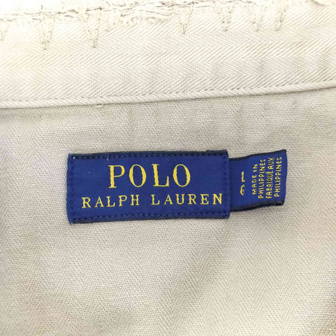 ポロラルフローレン POLO RALPH LAUREN ミリタリーシャツジャケット レディース LG