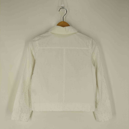 コス COS ドット刺繍 比翼ボタン ジャケット レディース 32
