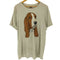 オニータ ONEITA USA製 ドックプリントクルーネックTシャツ メンズ JPN:L