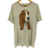 オニータ ONEITA USA製 ドックプリントクルーネックTシャツ メンズ JPN:L
