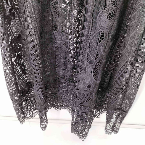 アメリ AMERI UND CHEMICAL LACE FLARE DRESS ケミカルレースドレス レディース