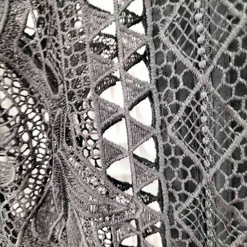 アメリ AMERI UND CHEMICAL LACE FLARE DRESS ケミカルレースドレス レディース