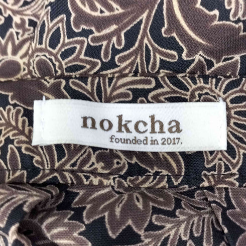 ノクチャ NOKCHA 花柄 ドルマン スリーブ シャツ ワンタック イージー パンツ セットアップ レディース