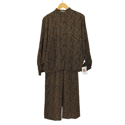 ノクチャ NOKCHA 花柄 ドルマン スリーブ シャツ ワンタック イージー パンツ セットアップ レディース