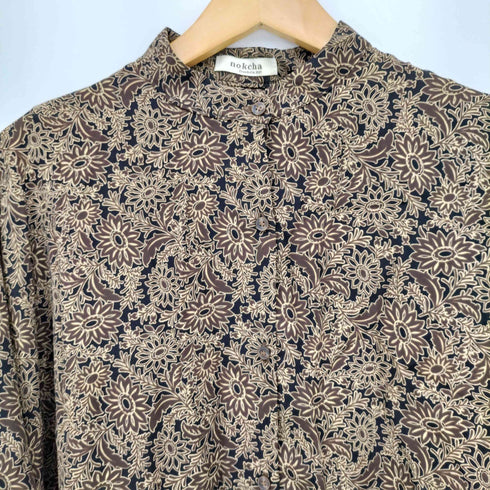 ノクチャ NOKCHA 花柄 ドルマン スリーブ シャツ ワンタック イージー パンツ セットアップ レディース