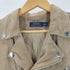 ポロラルフローレン POLO RALPH LAUREN スエードダブルライダースジャケット レディース import:S