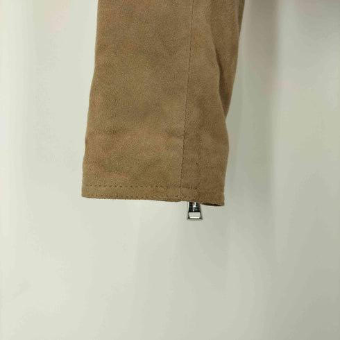 ポロラルフローレン POLO RALPH LAUREN スエードダブルライダースジャケット レディース import:S