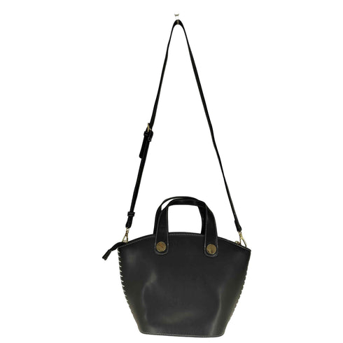 ザラ ZARA 2WAY サイドレースアップショルダーバッグ レディース
