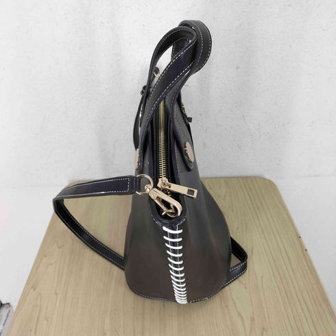 ザラ ZARA 2WAY サイドレースアップショルダーバッグ レディース