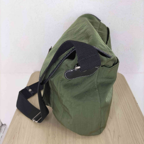 レザー×ナイロン ショルダーバッグ メンズ