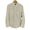 エンジニアードガーメンツ Engineered Garments アシンメトリーポケット 猫目ボタン コットンL/Sシャツ マチ付き メンズ JPN:S