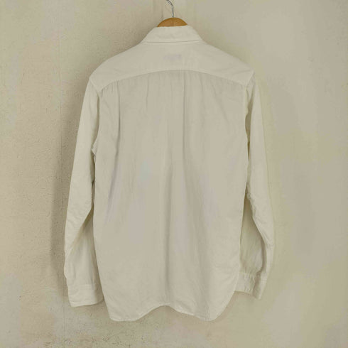 エンジニアードガーメンツ Engineered Garments アシンメトリーポケット 猫目ボタン コットンL/Sシャツ マチ付き メンズ JPN:S