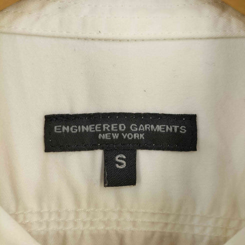 エンジニアードガーメンツ Engineered Garments アシンメトリーポケット 猫目ボタン コットンL/Sシャツ マチ付き メンズ JPN:S