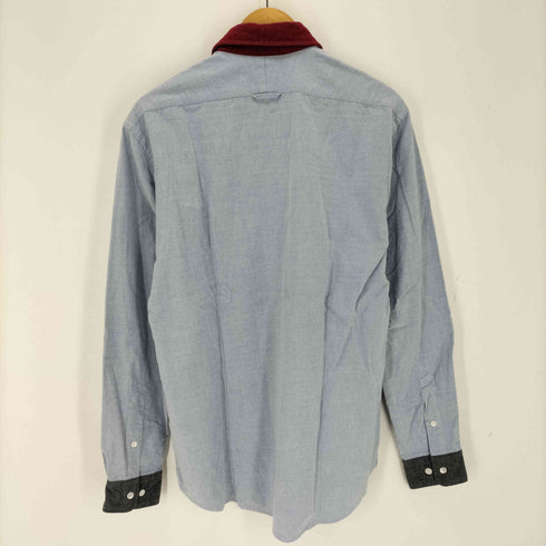 ソーイシャツ soe shirts 襟切替シャンブレーシャツ メンズ JPN:42