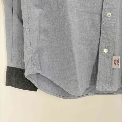 ソーイシャツ soe shirts 襟切替シャンブレーシャツ メンズ JPN:42