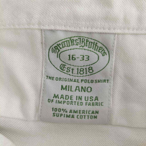 ブルックスブラザーズ BROOKS BROTHERS USA製 MILANO BDシャツ メンズ 16-33