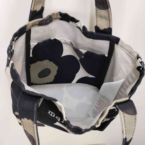 マリメッコ marimekko 花柄 キャンバス ミニハンドバッグ レディース