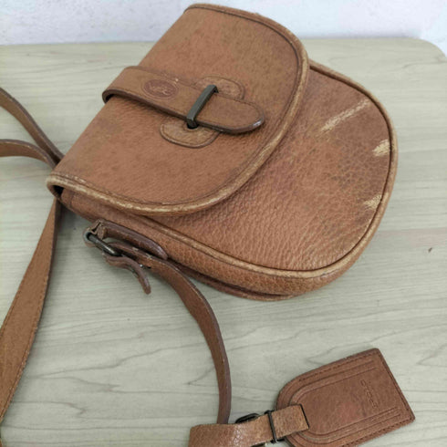 ポロバイラルフローレン Polo by RALPH LAUREN シボ革レザーショルダーバッグ メンズ