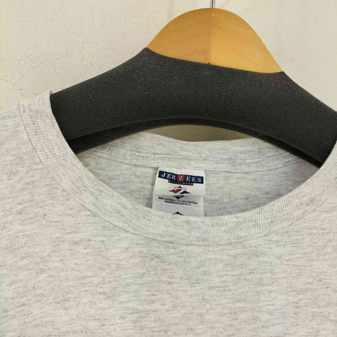 ジャージーズ JERZEES 00s MADE IN USA バックメッセージ 両面プリント霜降りTシャツ メンズ 2XG