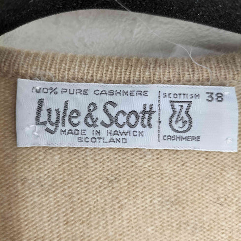 ライルアンドスコット LYLE&SCOTT ホーウィック製 カシミヤ100 Vネックニット メンズ UK:38