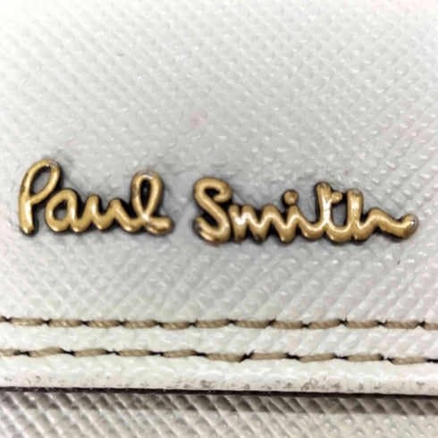 ポールスミス Paul Smith レザー長財布 メタルロゴ レディース