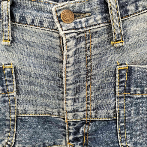 ヒステリックグラマー HYSTERIC GLAMOUR 00s Y2K ツギハギデニムパンツ ウミヘビ レディース