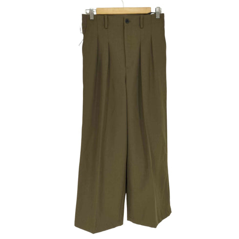 メゾンスペシャル MAISON SPECIAL 【Italian Dead Stock Fabric】Two-Tuck Wide Pants メンズ JPN:1