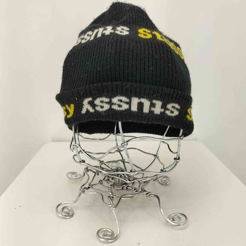 ステューシー Stussy 総ロゴアクリルビーニー メンズ