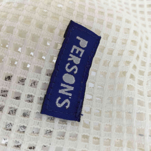 パーソンズ PERSONS カットワークメッシュブルゾン 袖ライン メンズ import:M