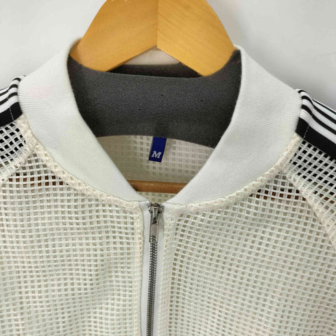 パーソンズ PERSONS カットワークメッシュブルゾン 袖ライン メンズ import:M