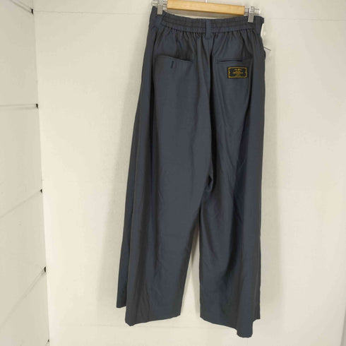 メゾンスペシャル MAISON SPECIAL 4 Colors Chambray Washable Wool Baggy Wide Pants メンズ JPN:2
