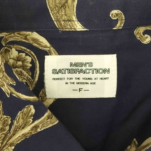 satisfaction ペイズリーシャツ メンズ FREE