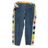 リーバイス Levis USA製 550 RELAXED FITボディ クロシェ 花 リメイクデニム メンズ JPN:S