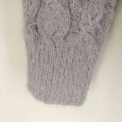 clice de paris シャギー ケーブルカーディガン レディース ONE SIZE