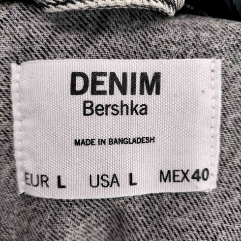ベルシュカ BERSHKA フード付きデニムジャケット メンズ JPN:L