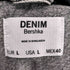 ベルシュカ BERSHKA フード付きデニムジャケット メンズ JPN:L