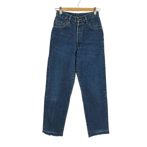 C17 CEDIXSEPT JEANS カットオフ ボタンフライ テーパードデニムパンツ レディース W30 T38